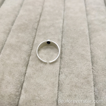 Beliebte Herrenringe 925er Sterling Silber minimalistischer Ring